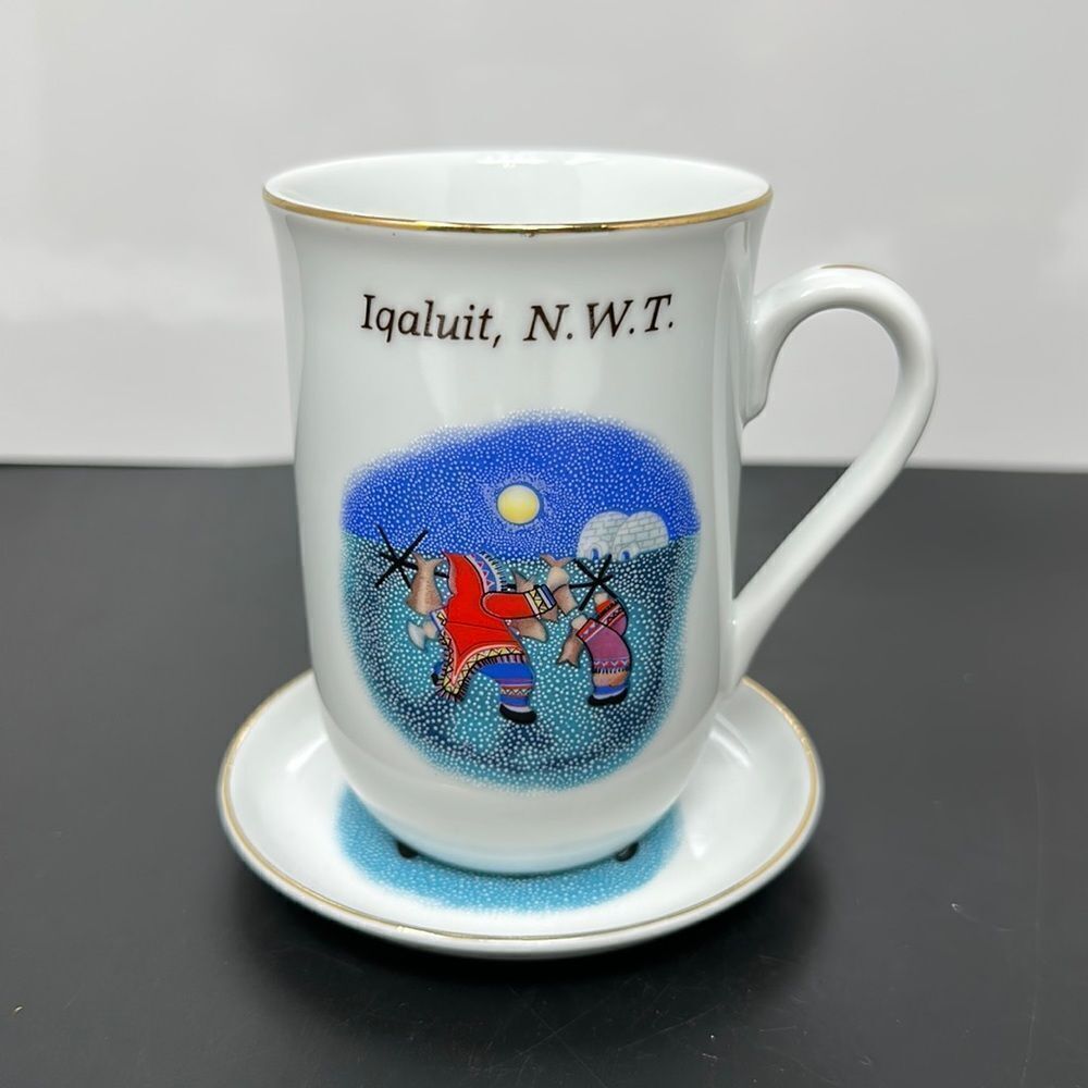 Viletta Canada Skemo Iqaluit NWT mug and plate
